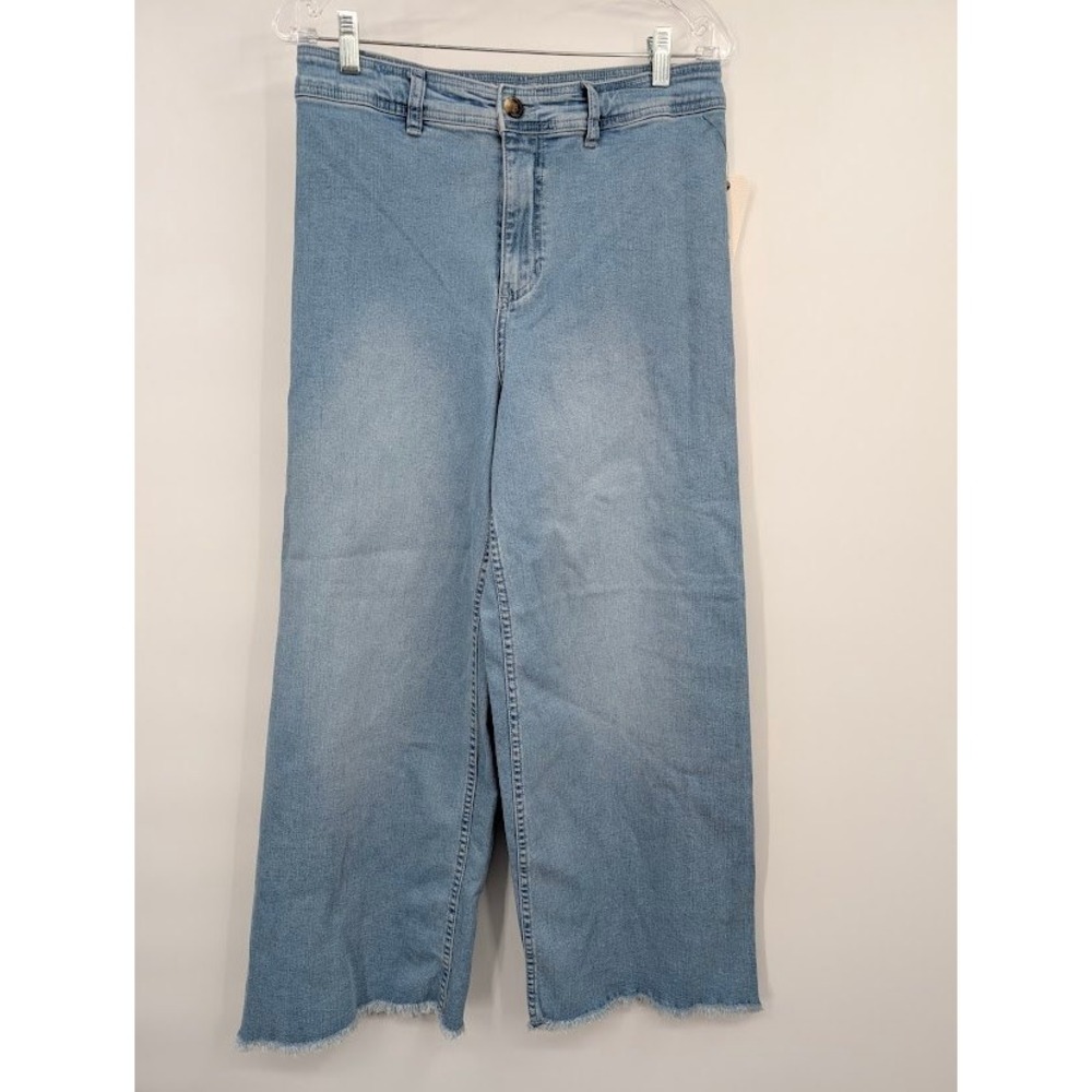 Billabong Free Fall Wide Leg Jeans Women's 31 High Rise Light Wash NWT